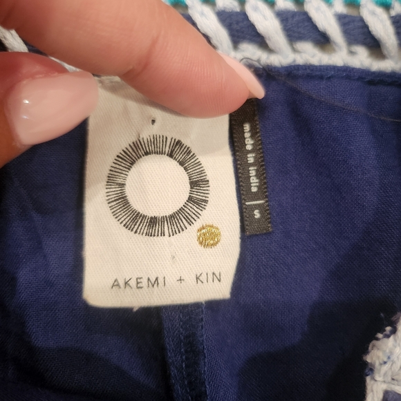 Akemi + Kin Anthropologie Crochet Trim Swing Dress - Picture 6 of 7